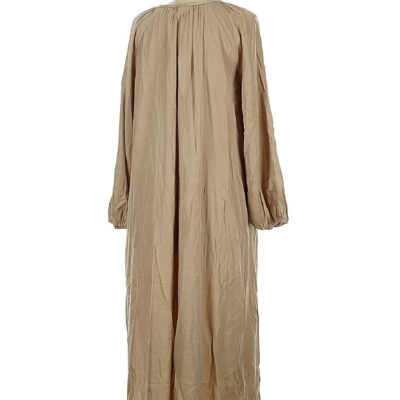 H & M Long sleeve, floaty, shirtdress with tie neck. Long. all season. - Picture 8 of 8